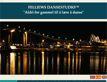 Tablet Screenshot of felliewsdansestudio.no